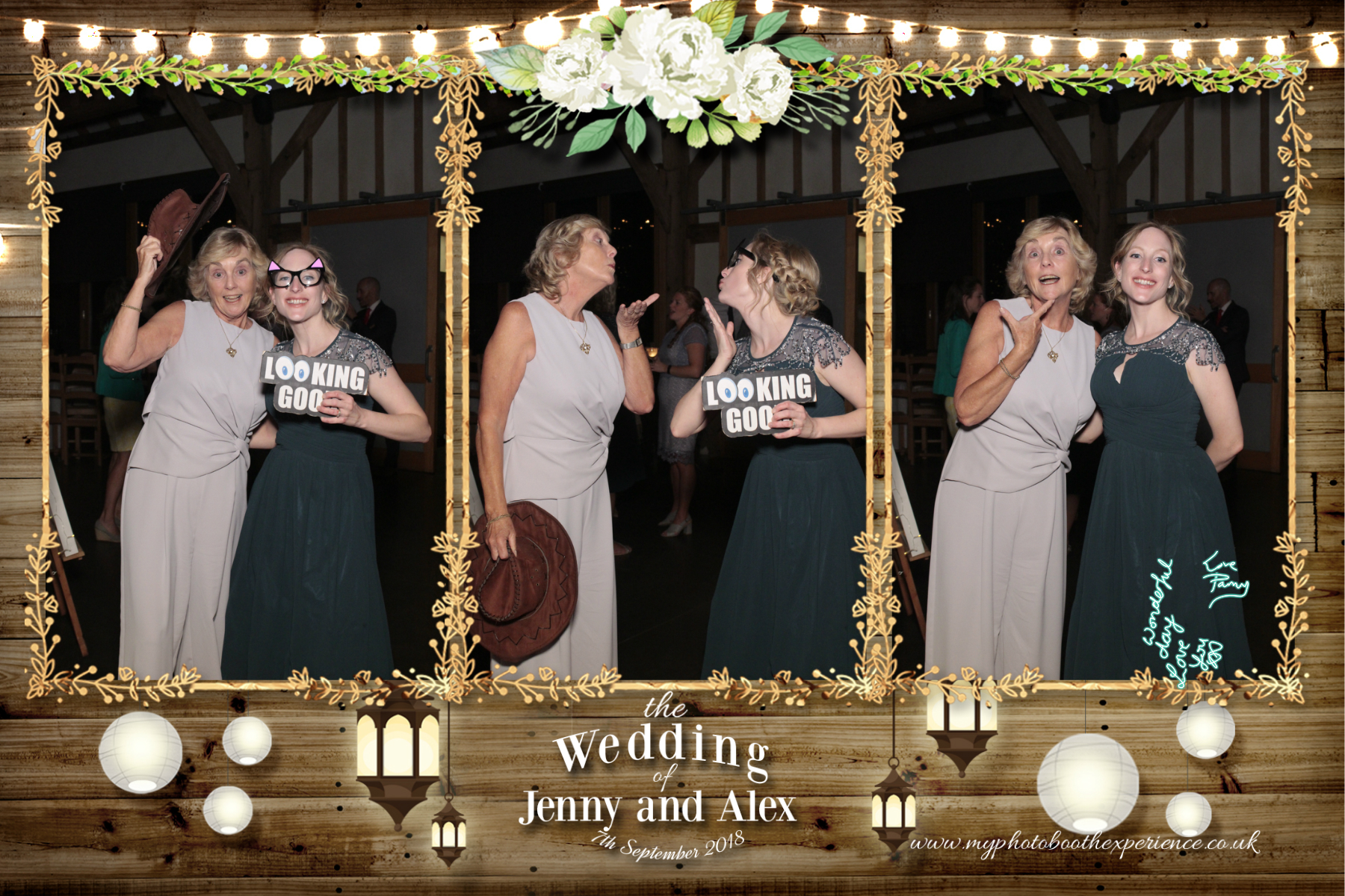 Jenny & Alex's Wedding | View more photos from the event at gallery.myphotoboothexperience.co.uk/u/MyPhotoBoothExperienceLtd/Jenny-Alexs-Wedding